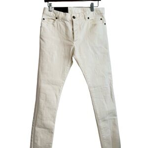 Balmain Paris White Denim Jeans Size 30 Lightly Used